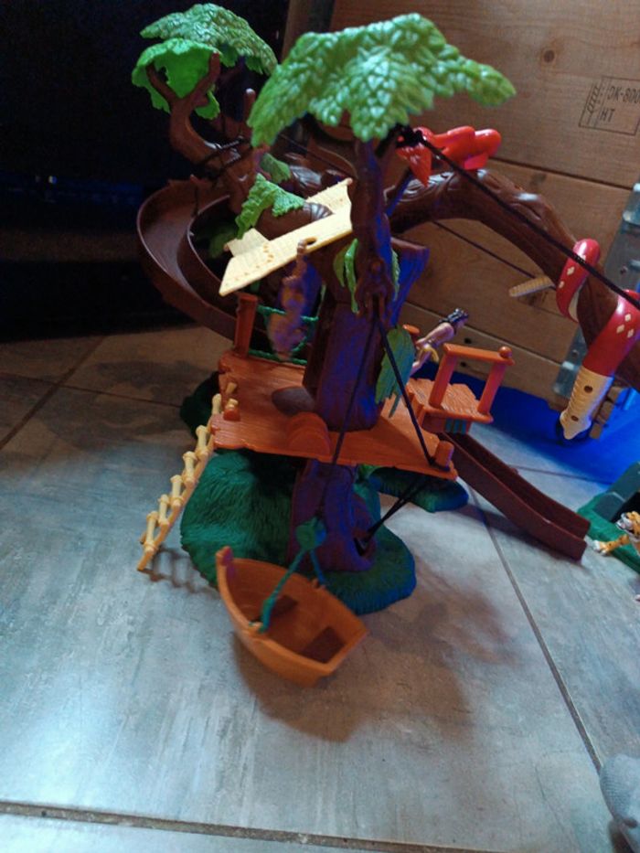Disney Heroes héros tarzan Disney arbre tree maison house treehouse famosa figurine Playset figura - photo numéro 14