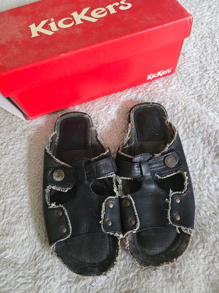 Sandales 🍒vintage 2000 Kickers🍒pointure 37 non négociable - photo numéro 8