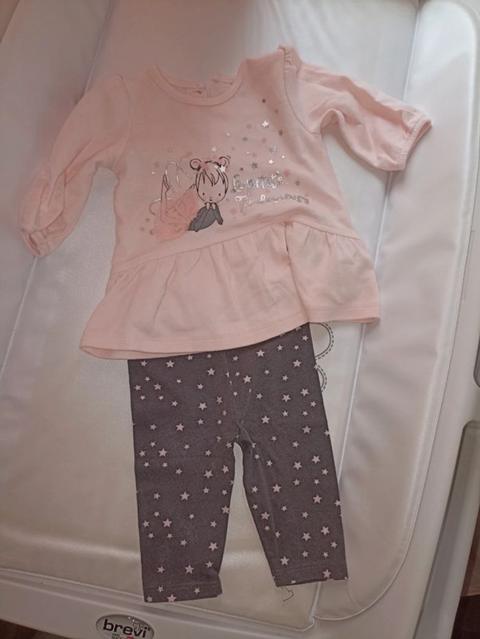 Ensemble tunique fille 3 mois