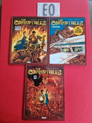 Lot de 3 bd les corruptibles 1 à 3,EO (série complète)