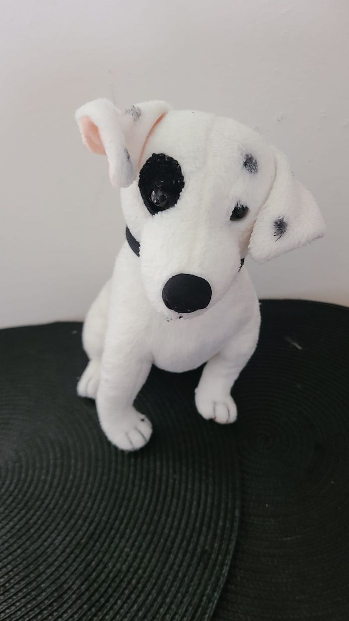 peluche chien adeck tf1 dechavanne doudou chien jack russel une famille en or - photo numéro 6