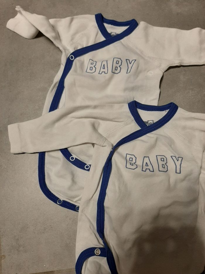 Lot pyjamas bodies 3 mois hiver - photo numéro 9