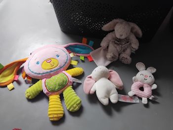 Lot peluche bebe lapin