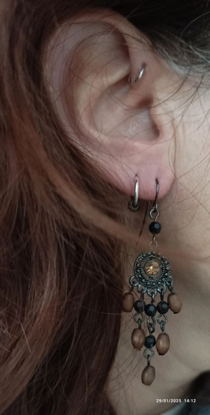 Boucles d'oreilles vintage - photo numéro 2