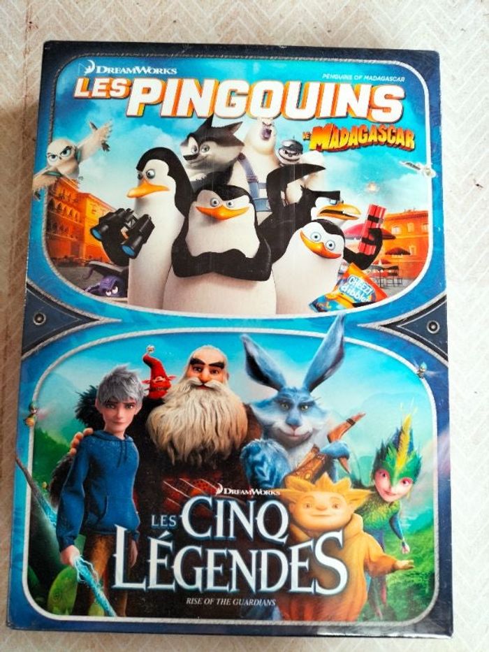 Coffret Dvd enfant Les pingouins de Madagascar, les cinq légendes