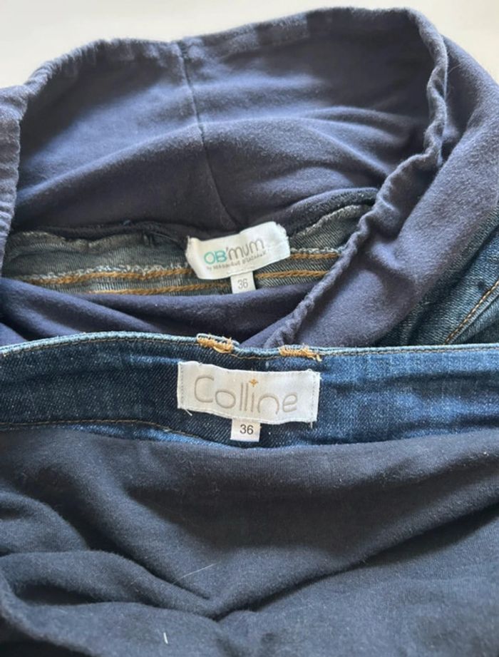 Lot 11 pantalons/jeans de grossesse - photo numéro 4