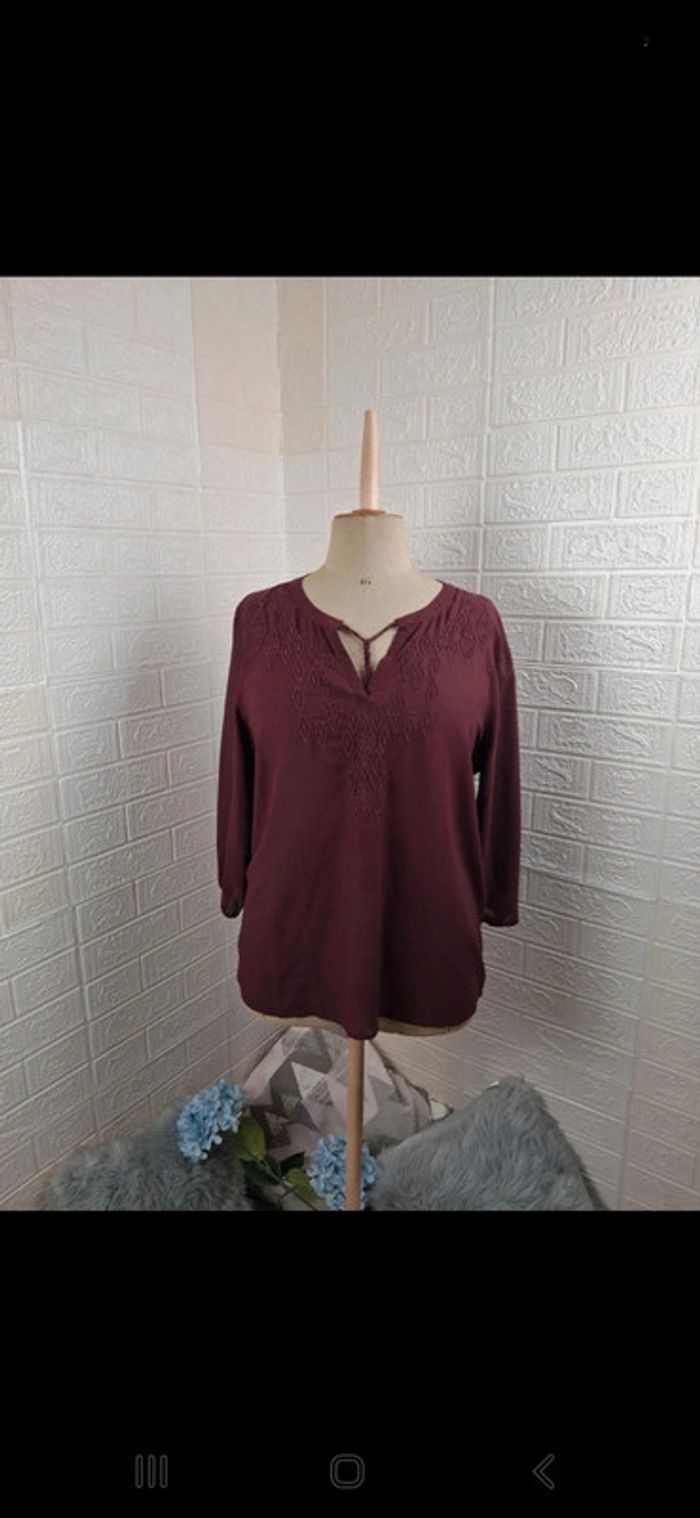 Jolie blouse Mim taille 48/50 - photo numéro 2
