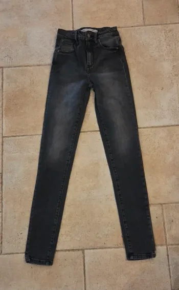 Jean Raizzed High Waist Super Skinny – Gris foncé