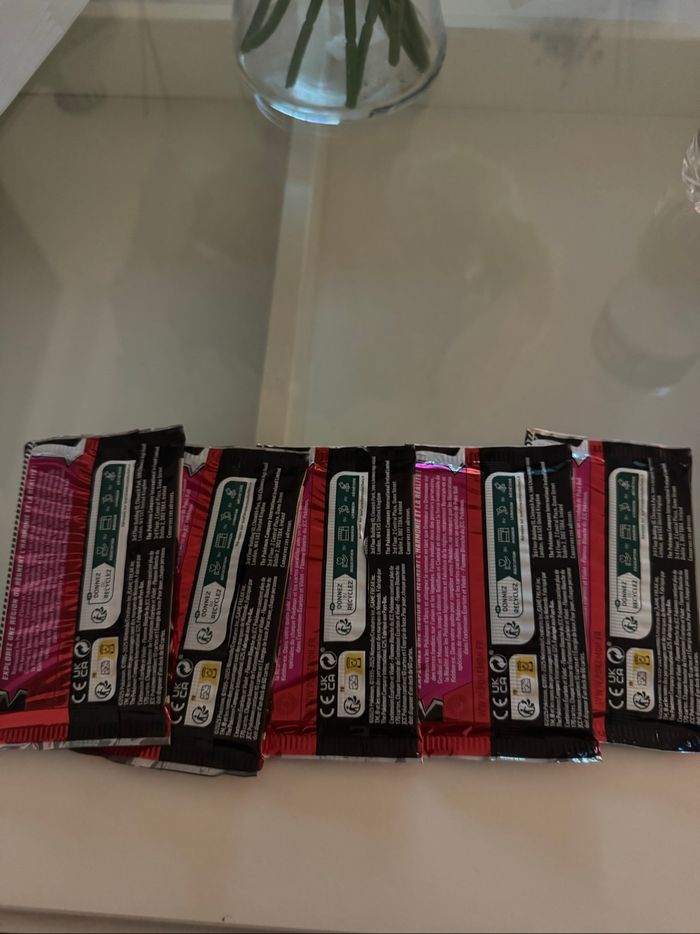 10 booster foudre noir et flammes blanches - photo numéro 4
