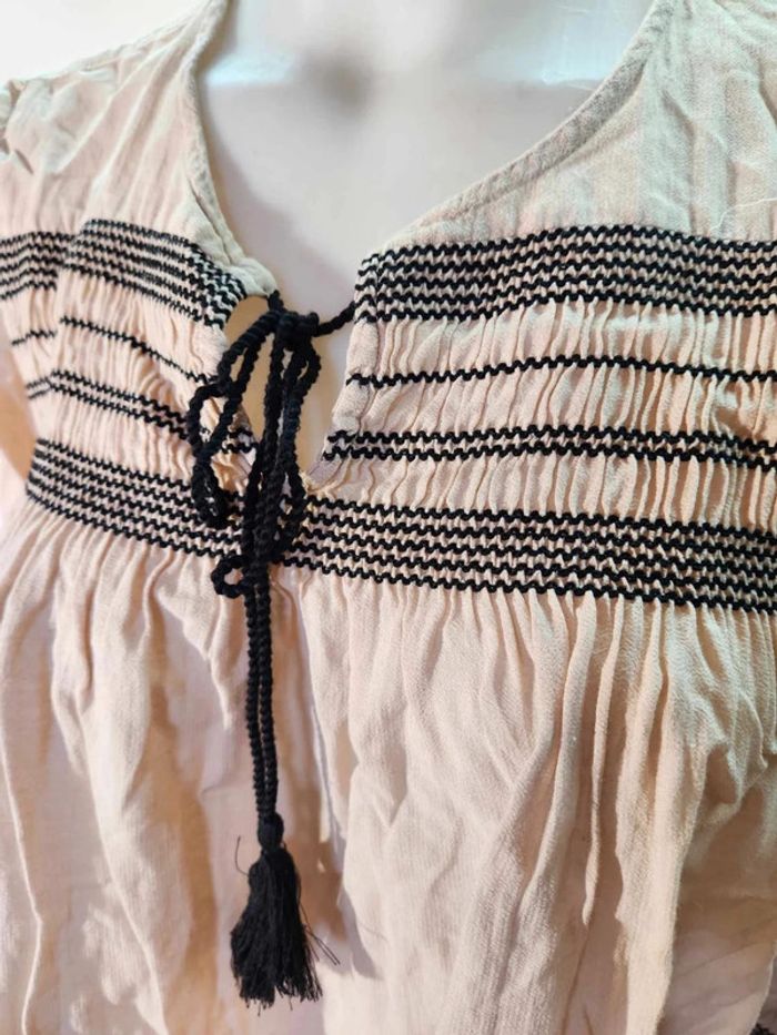 T-Shirt Beige - Vero Moda - Taille M - Parfait État. - photo numéro 3