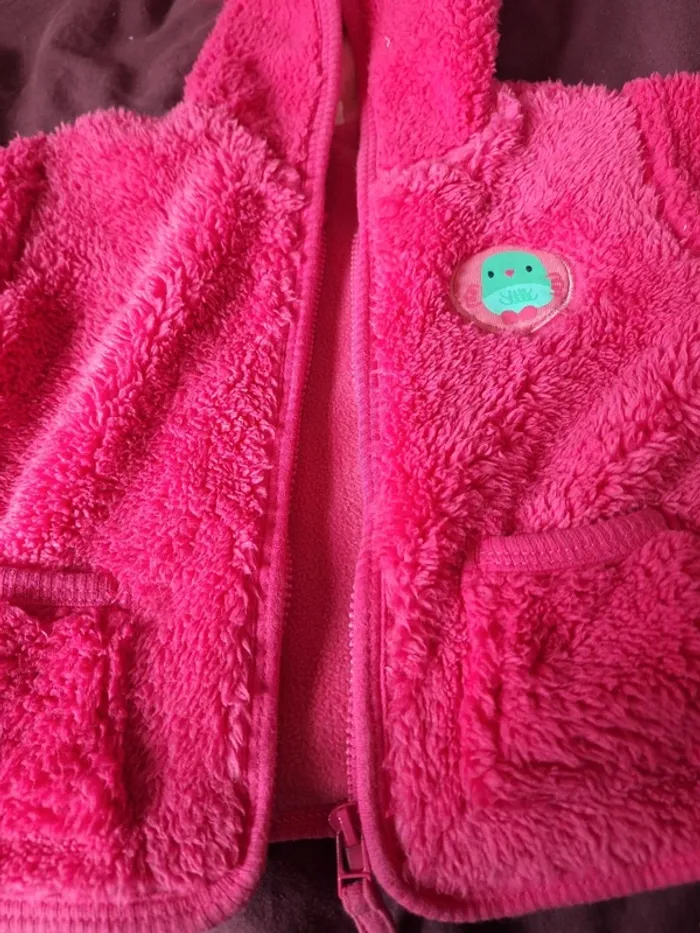Gilet chaud rose - photo numéro 4