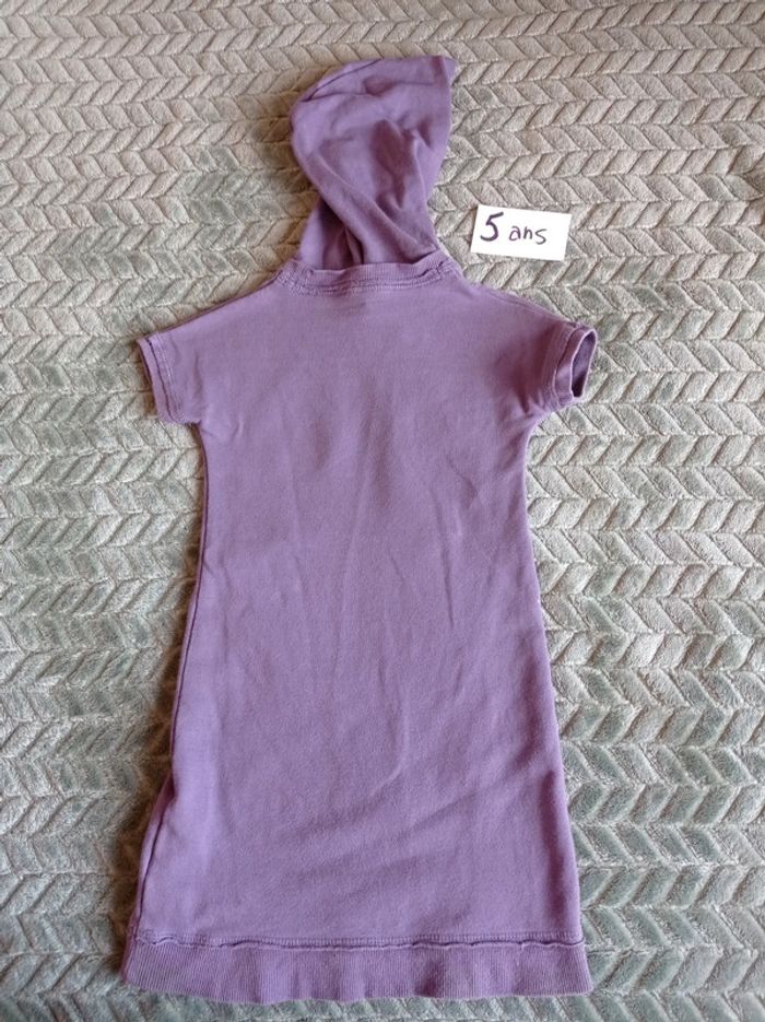 Robe-pull à capuche taille 5 ans - photo numéro 3