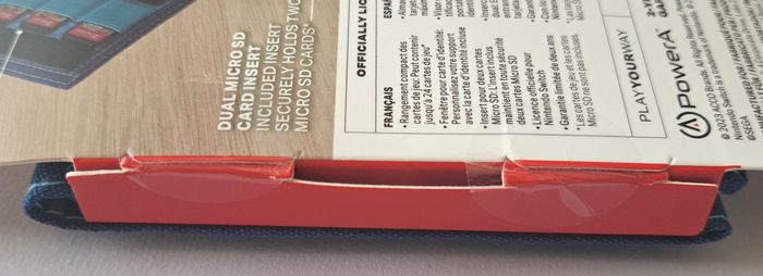 🎮 Etui officiel Sonic pour cartouches de jeu Nintendo Switch - neuf - photo numéro 3