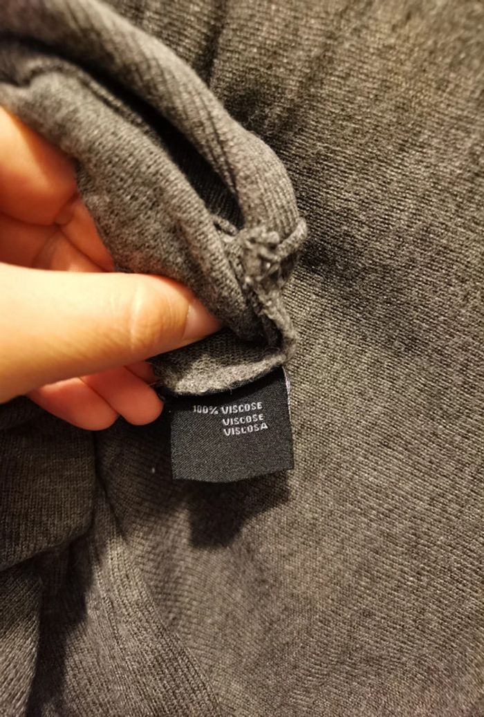 Tunique ou t-shirt long gris - photo numéro 9