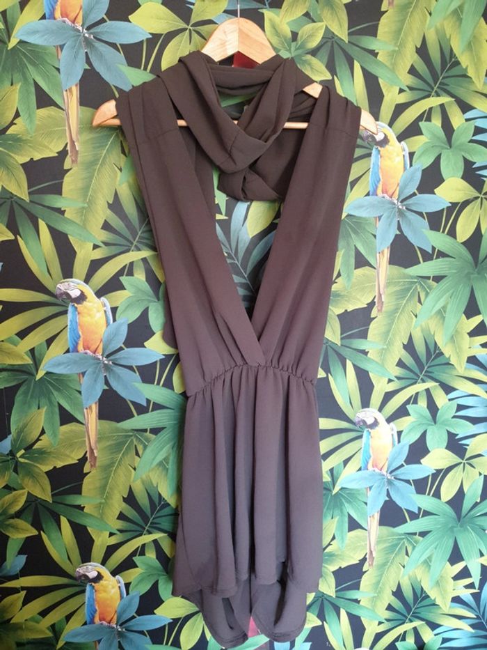 Combishirt kaki nouage long