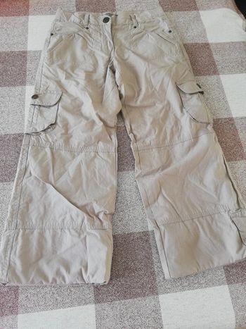 Pantacourt beige in extenso 8 ans