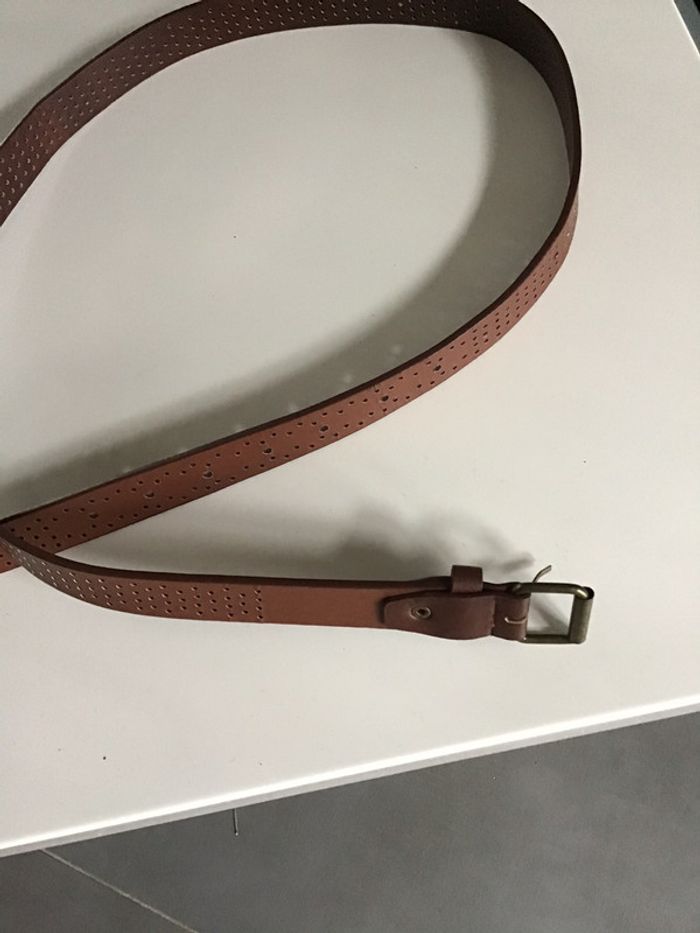 Ceinture marron boucle métal - photo numéro 4