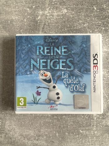 Jeu pour Nintendo 3DS, La reine des neiges, la quête d'Olaf en français.