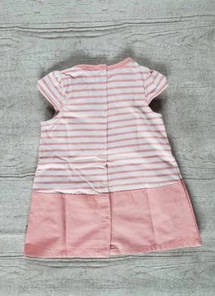 Robe Sergent major 6 mois blanche et rose - photo numéro 2