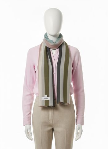 Foulard Rayé Multicolore Promod