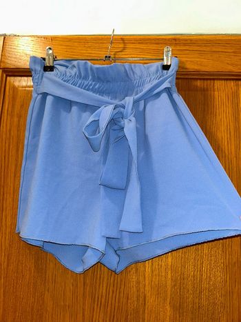 Short taille haute lilas