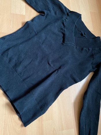 Pull noir Fishbone Taille L