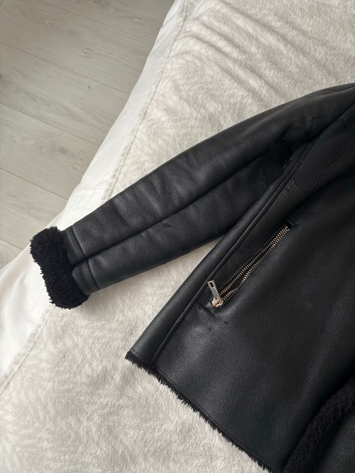 Manteau chaud noir Mango - photo numéro 6