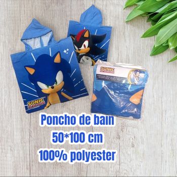 Poncho de bain sonic
