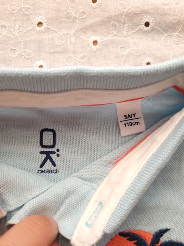 Polo bleu ciel - photo numéro 3
