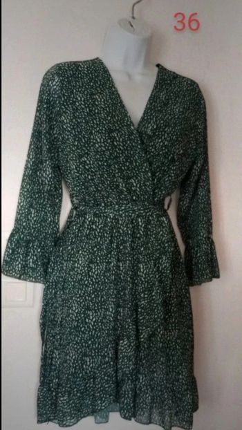 Robe doublée cache cœur femme.36.