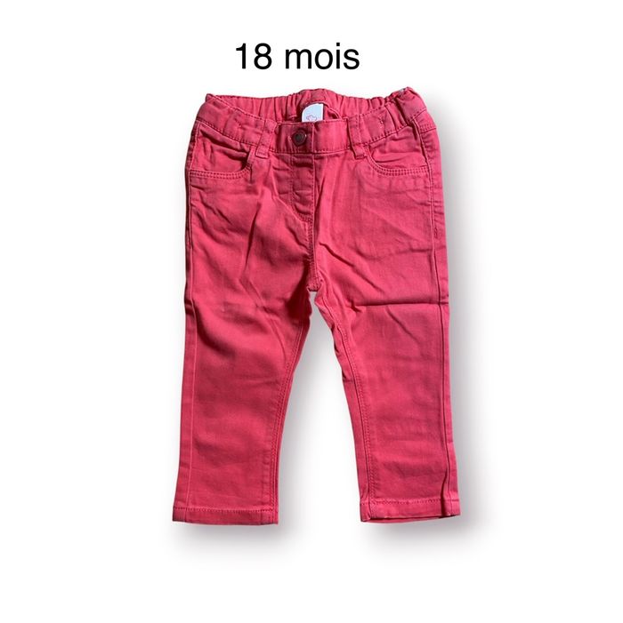 Baby Club Pantalon rose foncé Taille 18 mois