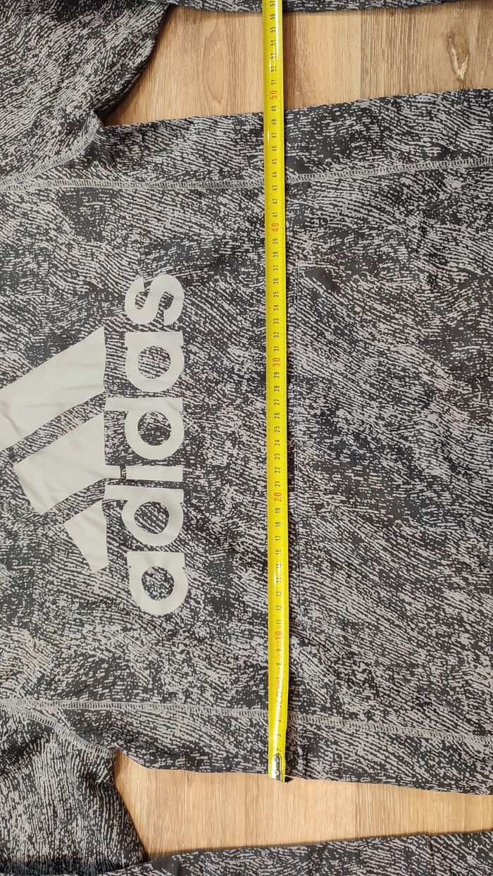 Vêtement Homme garçon Sweat sweatshirt à capuche gris Adidas taille XL garçon #Retrostreet - photo numéro 7