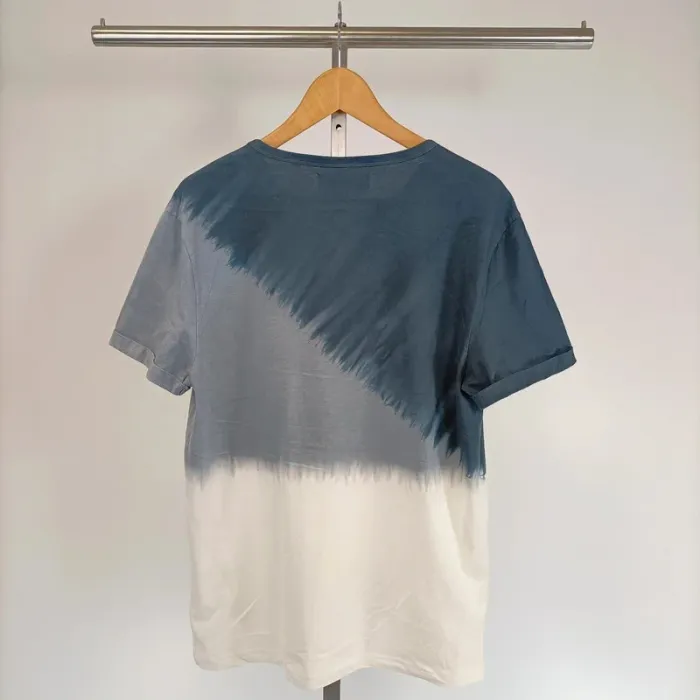 T-shirt tie and dye bleu/blanc - Taille M - River Island - Neuf A348 - photo numéro 2