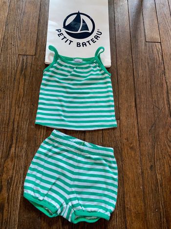 Ensemble petit bateau  6 mois