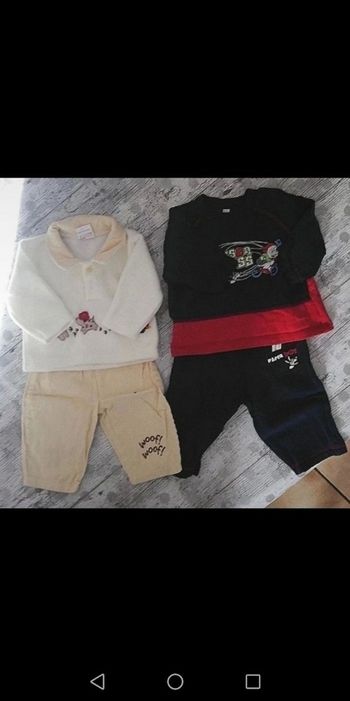 Lot de 2 ensembles 6 mois