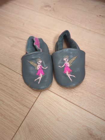 Chaussons véritable cuir