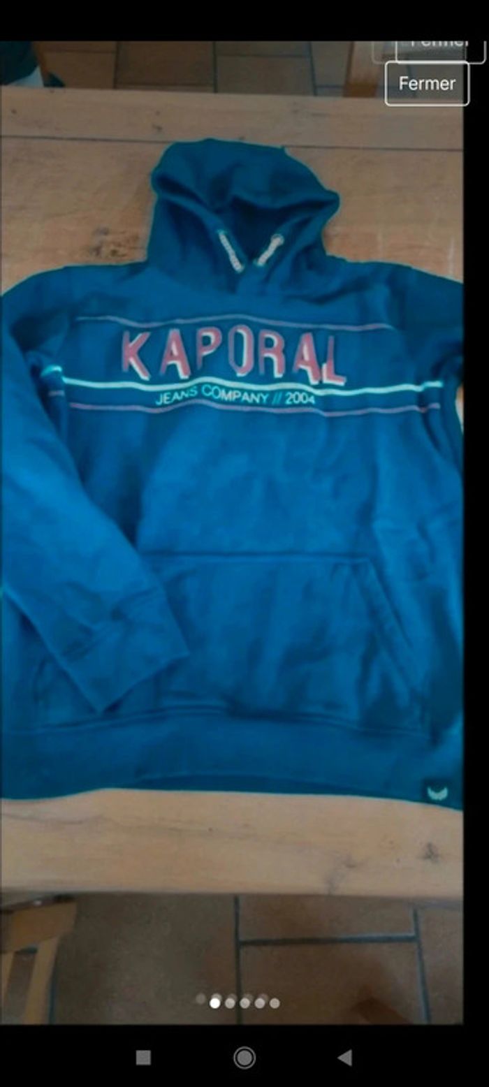 Sweat à capuche Kaporal taille 16 ans