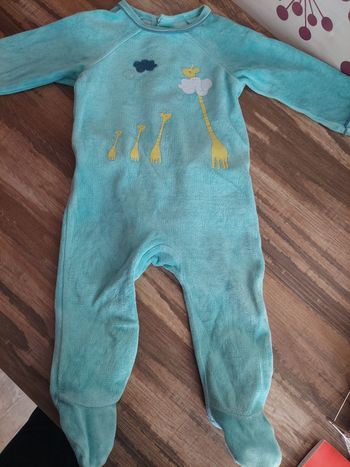 Pyjama velours 9mois