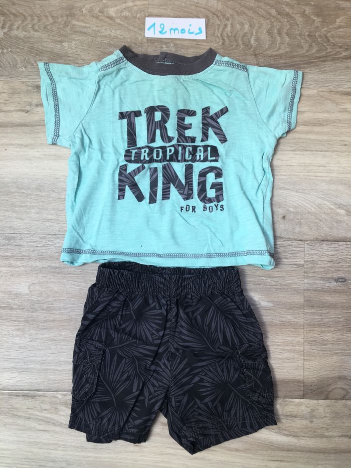 Ensemble t shirt short 12 mois