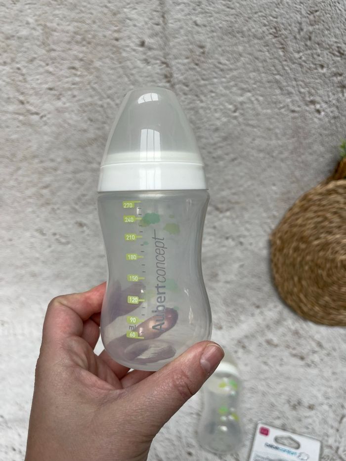 Lot de 2 biberons et tétine neuf - Aubert Concept - photo numéro 6