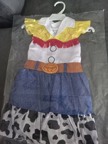 Robe déguisement jessie toy story 4/5 ans