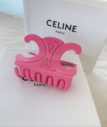 Pince à cheveux Céline rose