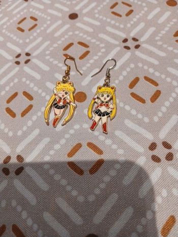 Sailor Moon boucles d'oreilles pièce unique