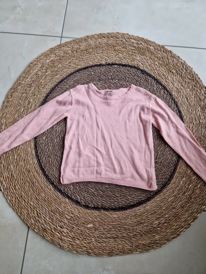 Joli pull rose Kiabi fille taille 4 ans