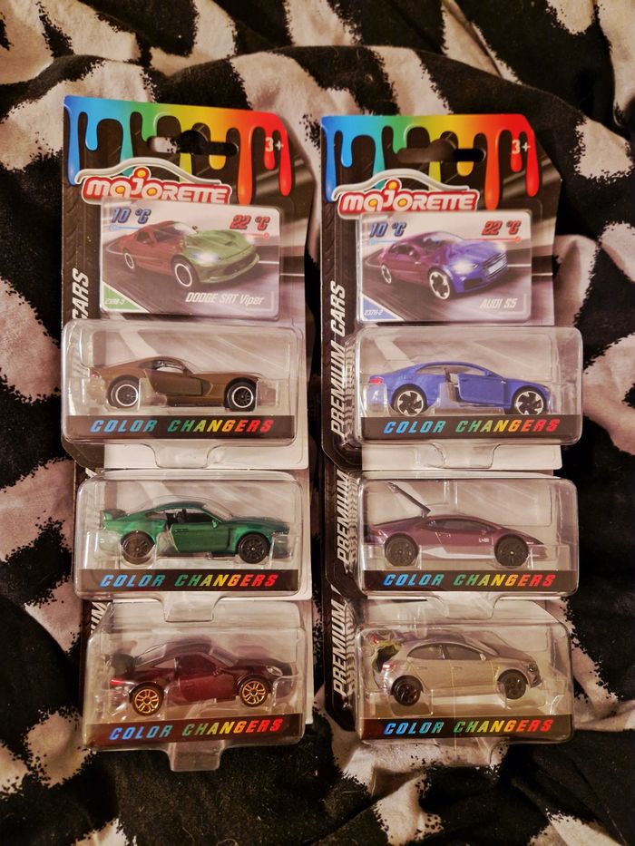 Majorette color changers 6 véhicules