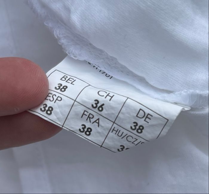 🤍 Top blanc bohème à bretelles - Promod - T38 - photo numéro 6