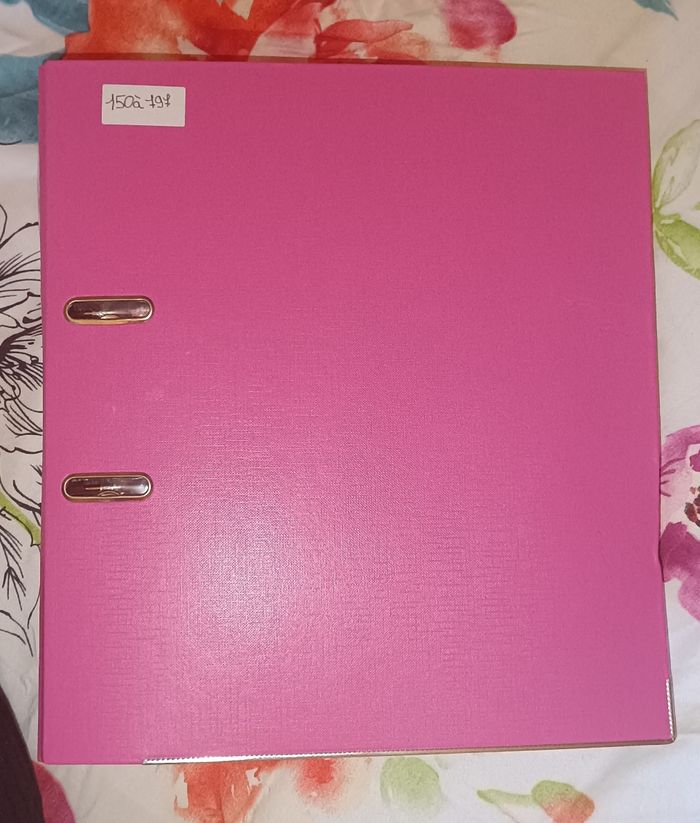 Classeur avec pochette carte et perle en pochon diamant painting 🌸