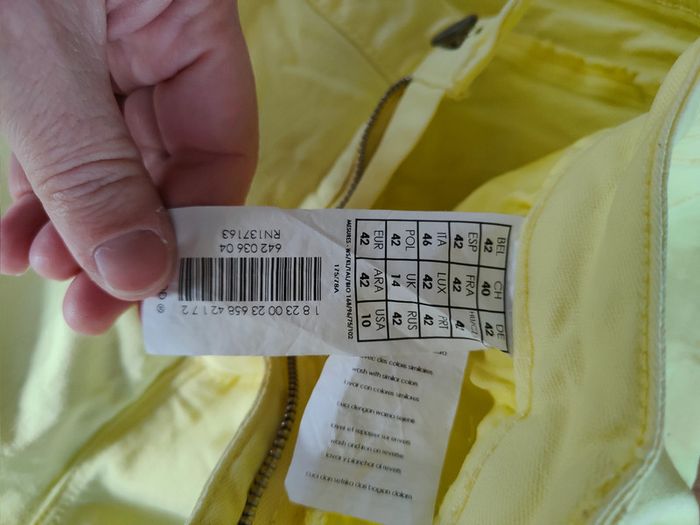 Pantalon Promod jaune clair - photo numéro 2