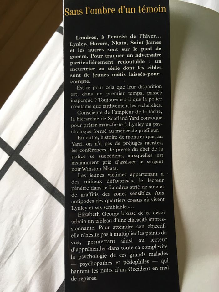 Sans l’ombre d’un témoin - photo numéro 2