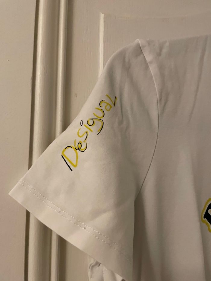 Tee-shirt desigual blanc M - photo numéro 2